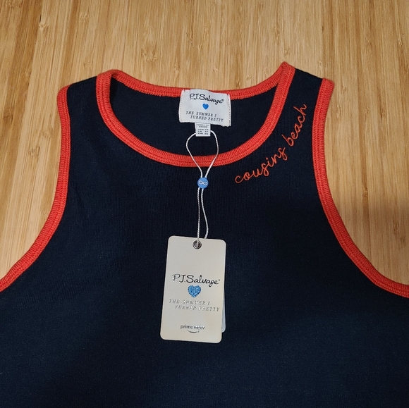 The Summer I Turned Pretty Women's Lounge Tank Top Pj Salvage Size XS - Picture 3 of 11